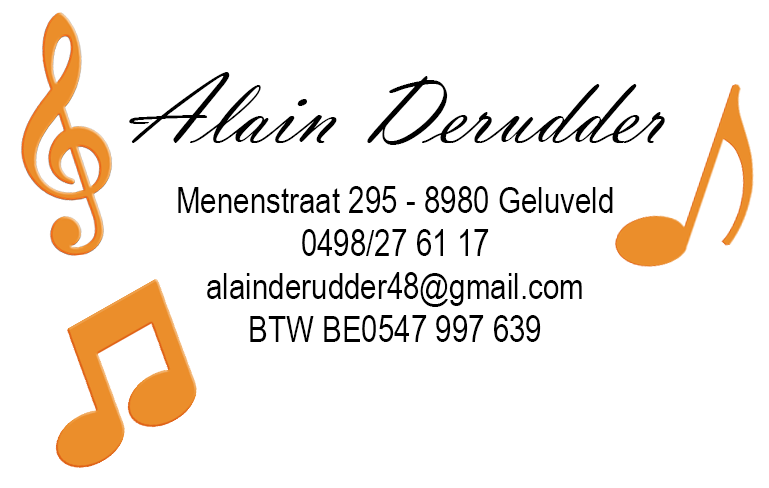 Visitekaartje Alain Derudder - ADAudio